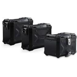 SW-Motech Adventure Set TRAX ADV - Schwarz. BMW R 1300 GS Adventure (24-)., schwarz