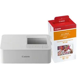 Canon Selphy CP1500 Drucker + Papier RP-108 10x15 (108 Blatt) weiß