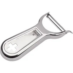 KUHN RIKON extra scharfer Sparschäler SWISS METALLIC PEELER Schweizer Kreuz