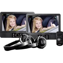 LENCO MES-415 - DVD-Player, mit 2 Bildschirme, USB/SD/MMC