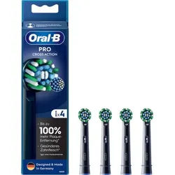 Oral-B Aufsteckbörsten 4ER Schwarz (Pro Cross Action 4Er) 4 St