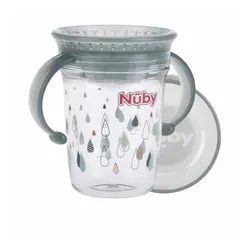 Nuby Babyflasche TAZA MÁGICA asas de Tritan? 6m+ gris 240ml