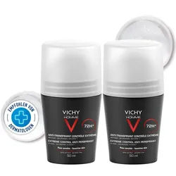 VICHY HOMME Deo Roll-on Antitranspirant 72h DP 2X50 ml