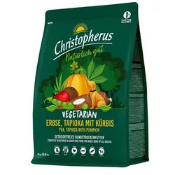 Christopherus Vegetarian Erbse, Tapioka mit Kürbis | 4kg