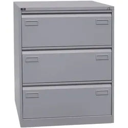 Bisley Light Hängeregistraturschrank »Light« A4, zweibahnig, 3 Schübe silber, 80x101.6x62.2 cm