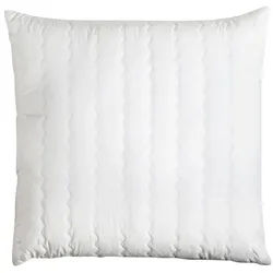 Centa-Star Kopfkissen AQUA AKTIV, 80 x 80 cm, mit Reißverschluss, Füllung: Mit Füllung, Bezug: Bio-Baumwolle, Seitenschläfer, Bauchschläfer, Rückenschläfer, Allergikergeeignet, Made in Germany weiß