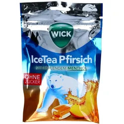 WICK Icetea Pfirsich Bonbons o.Zucker 72 g