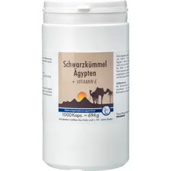Schwarzkümmel Ägypten+E Kapseln 1000 St