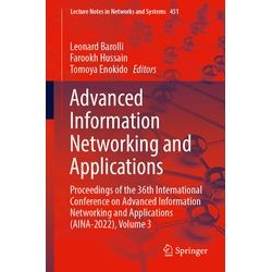 Advanced Information Networking And Applications Kartoniert (TB)