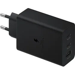 Samsung Super-Fast-Charging-Ladegerät mit 3 USB-Anschlüssen 65 W Schwarz