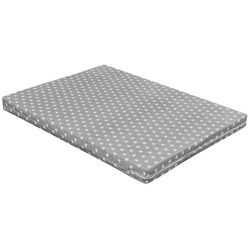 Laufgitter-Matratze Laufgittermatratze 75x100 Grey Stars, Baby-Delux, 6.00 cm hoch, Matratze für Laufgitter Laufstall 75x100 cm Grey Stars grau