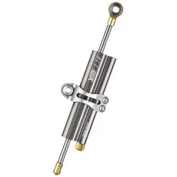 YSS Lenkungsdämpfer RACING Stroke 75 Platinium, schwarz