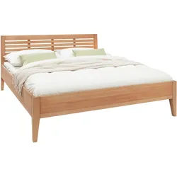 Linea Natura Bett , Buchefarben , Holz , Buche , massiv , 180x200 cm , Schlafzimmer, Komplette Schlafzimmer und Serien, Schlafzimmerserien