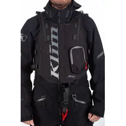 Klim Atlas 14 Avalanche Airbag Weste mit Rucksack, schwarz, Größe L XL 2XL 3XL für Männer