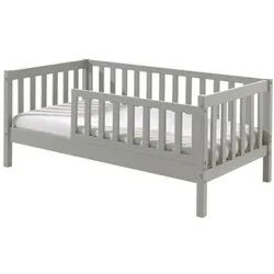 Mid.you Kinder-/Juniorbett , Grau , Holz , Kiefer , 70x140 cm , Baby & Kindermöbel, Kinder- & Jugendzimmer, Kinderbetten, Kinder- & Jugendbetten