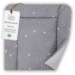 Totsy Baby Wickelauflage Wickelauflage Wickelunterlage Baumwolle 75x72 cm - Weich & Waschbar