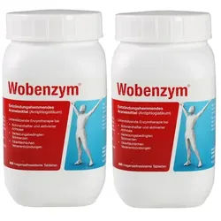 WOBENZYM enteric-coated tablets 2x 800 pcs. (double pack)