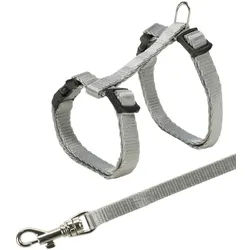 TRIXIE Junior Kätzchengeschirr mit Leine, 19–31 cm / 8 mm, 1,20 m