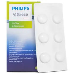 Philips Kaffeefettlöser CA6704/10 Kaffeefettlöser (6-St. Reinigungstabletten für Kaffeemaschine Espressomaschine) weiß