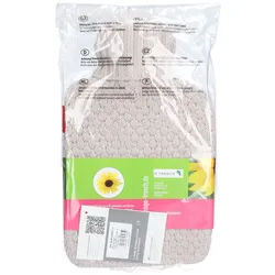 Frosch Bouillotte PVC 1,8L Coton bio Sable