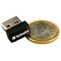 Verbatim USB-Stick »Store 'n' Stay Nano« 32 GB schwarz, 1.5x0.8x1.7 cm