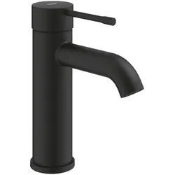 Grohe Essence Einhand-Waschtischbatterie, S-Size, glatter Körper, fester Auslauf, 5l/min, Phantom Black, 24172KF1 24172KF1