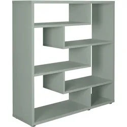 Jimmylee Babyregal , Grün , Holzwerkstoff , 4 Fächer , 130x134x40 cm , DIN EN ISO 9001 , individuell planbar, stehend , Baby & Kindermöbel, Babyzimmer, Babyzimmer-serien
