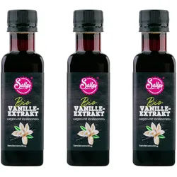 Sallys Bio-Vanille Extrakt - 3er-Set