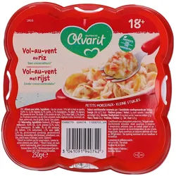 Olvarit | Tellermahlzeit| Baby Ab 18 Monaten | Vol au Vent au Riz