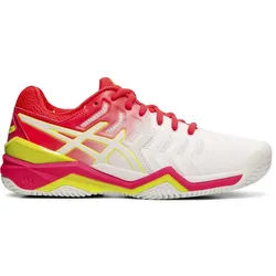 Asics Tennisschuhe Gel Resolution 7 Clay/Sandplatz weiss/pink Damen