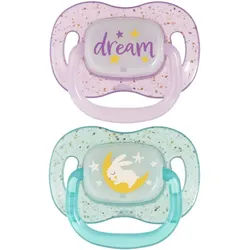 Canpol babies NIGHTGLOW Girl Schnuller 6-18 m 2 St.