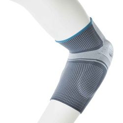 Thuasne Epi-Go seitengleiche Ellenbogenbandage zur Kompression und Stabilisierung des Ellenbogens 1 St grau