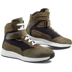 Stylmartin Audax wasserdichte Motorrad Schuhe Motorradstiefel wasserdicht grün|schwarz 40 EU