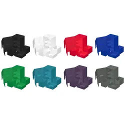 Ultimate Guard Twin Flip`n`Tray 160+ XenoSkinTM Monocolor, Farbe: Weiß