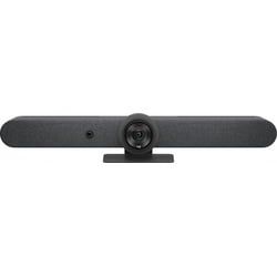 Logitech ConferenceCam RALLY Bar, 4K Ultra HD, grafit 3840x2160, 3x USB 2.0-A, 1x USB 3.0-C, Bluetooth, HDMI, Netzwerk, Fernbedienung