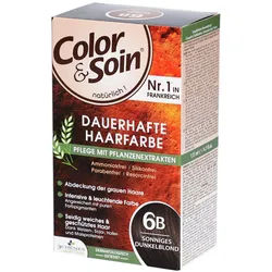 Color & Soin® Dauerhafte Haarfarbe 6B Sonniges Dunkelblond