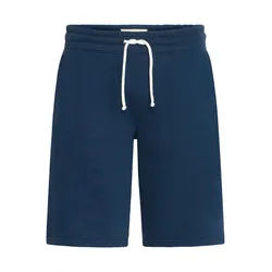 Sweatshorts BLEND "Sweatshorts BHKuno", Herren, Gr. XL, N-Gr, blau (marineblaus), Obermaterial: 60% Baumwolle CO. 40% Polyester PES., Hosen Sweatshorts