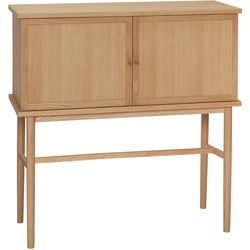 Hübsch Interior - Dash Konsole, H 90 cm, Eiche
