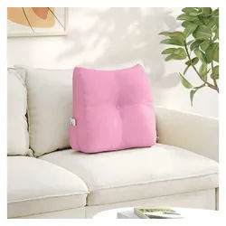 vidaXL Rückenkissen, Rücken Kissen Rosa 45 x 24 x 50 cm Stoff rosa