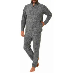 RELAX by Normann Relaxanzug Polarfleece Herren Hausanzug Trainingsanzug Freizeitanzug grau 56