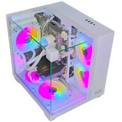Chronicle Gaming PC NVIDIA RTX Intel 12 Core RGB Win 11 TPM 2.0 Gaming-PC (Intel INTEL XEON E5, AMD RX 570 8GB (kein Gaming), 16GB RAM 240GB SSD GB RAM) weiß 16GB RAM 240GB SSD GB