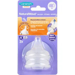 LANSINOH NATURALW SAUGER M 2 St