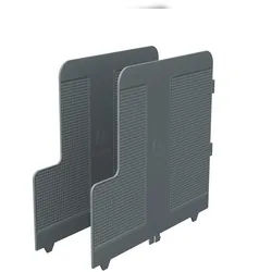 Exacompta 39107D MODULOTOP, Set mit 2 Trennplatten, EcoBlack - Dunkelgrau