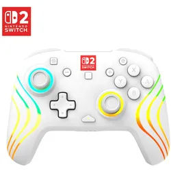 Turtle Beach Afterglow Wave Kabelloser RGB-Gaming-Controller weiß für Nintendo S... Gamepad