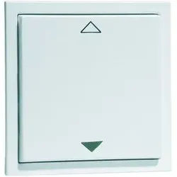 Peha - EnOcean Easyclick Wandsender NOVA, 2-Kanal, alu, Symbol AUF und AB