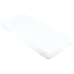 BabyLux Spannbettlaken BABYLUX Spannbettlaken 40x90x10 Bettlaken Spannbetttuch Laken Minky, Weiß 40x90 Minky weiß