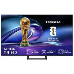 Hisense 75E8Q Mini-LED-Fernseher (75 Zoll, 4K Ultra HD) schwarz