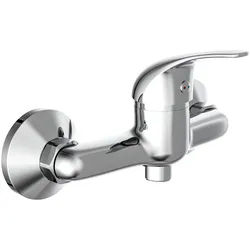 Schütte Duscharmatur Athos Plus Wasserhahn Bad, Mischbatterie Dusche in Chrom silberfarben