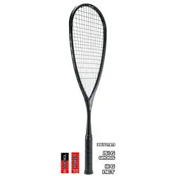 Xamsa Squashschläger Onyx 151g/kopflastig schwarz - besaitet