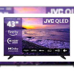 JVC LT-43VRQ3555 QLED Fernseher 43 Zoll Fire TV 4K UHD Smart TV HDR Dolby Vision Atmos, Alexa (2026)